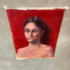 1972 Oil On Canvas Portrait Painting Product Image