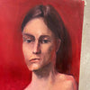 1972 Oil On Canvas Portrait Painting Product Image