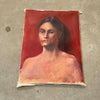 1972 Oil On Canvas Portrait Painting Product Image