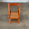 Aldo Jacober For Bazzani Wood & Rattan Folding Chair - Italy 1960s Product Image