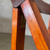 Aldo Jacober For Bazzani Wood & Rattan Folding Chair - Italy 1960s Product Image