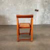Aldo Jacober For Bazzani Wood & Rattan Folding Chair - Italy 1960s Product Image