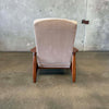 Mid Century Walnut & Mohair Recliner Product Image