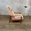 Mid Century Walnut & Mohair Recliner Product Image