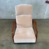 Mid Century Walnut & Mohair Recliner Product Image