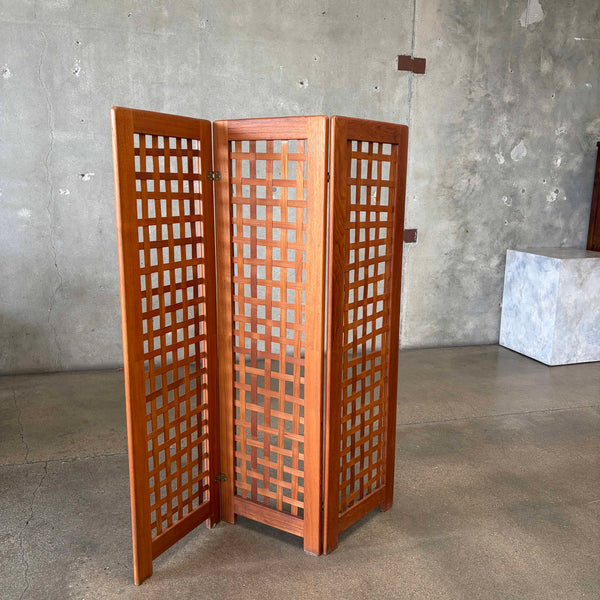 Mid Century Teak Room Divider Screen