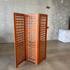 Mid Century Teak Room Divider Screen Product Image