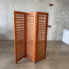 Mid Century Teak Room Divider Screen Product Image