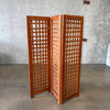 Mid Century Teak Room Divider Screen Product Image
