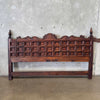 Vintage Hand Carved Spanish Brutalist Headboard Product Image