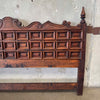Vintage Hand Carved Spanish Brutalist Headboard Product Image