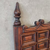 Vintage Hand Carved Spanish Brutalist Headboard Product Image