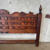 Vintage Hand Carved Spanish Brutalist Headboard Product Image