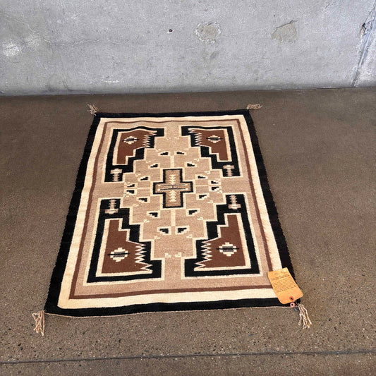 Authentic Navajo Rug - Handwoven With Original Tags & Maker