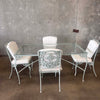 Brown Jordan Rectangular Glass Top Table & Four Chairs Product Image