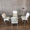Brown Jordan Rectangular Glass Top Table & Four Chairs Product Image