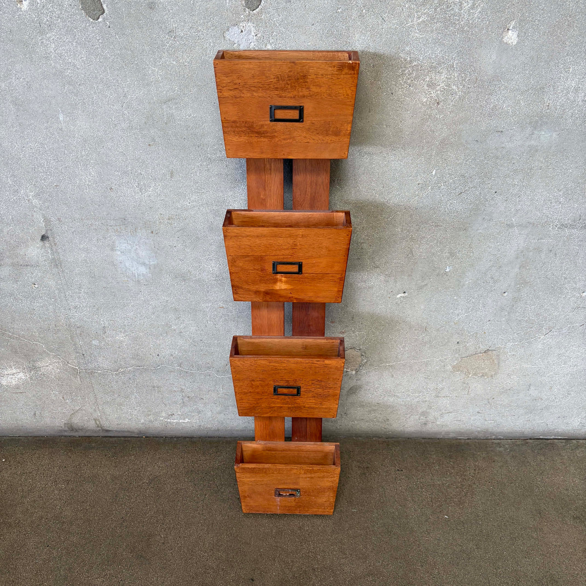 Mid Century Wall Magazine Holder
