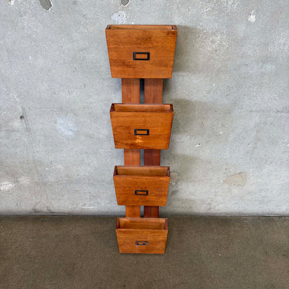 Mid Century Wall Magazine Holder