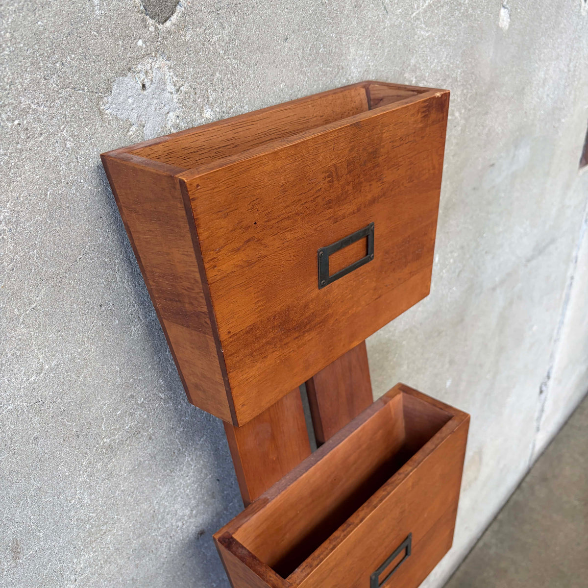 Mid Century Wall Magazine Holder