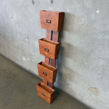 Mid Century Wall Magazine Holder