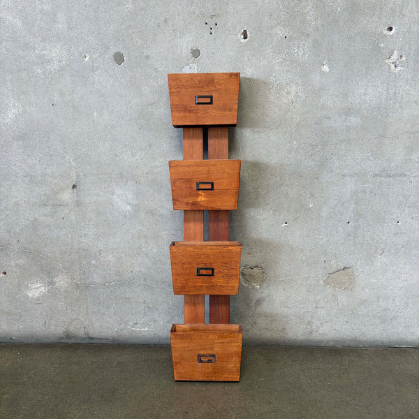 Mid Century Wall Magazine Holder