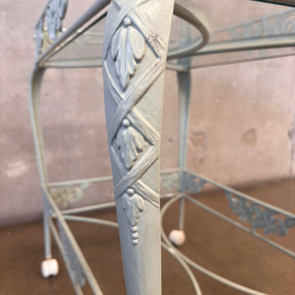Brown Jordan Rectangular Glass Tea Cart - As Is