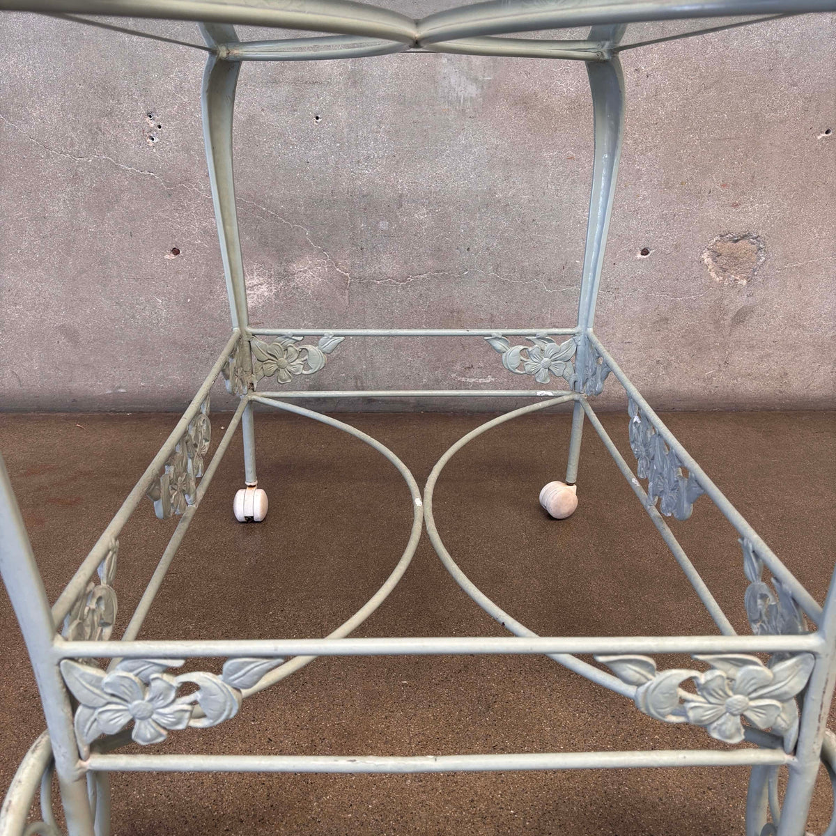 Brown Jordan Rectangular Glass Tea Cart - As Is
