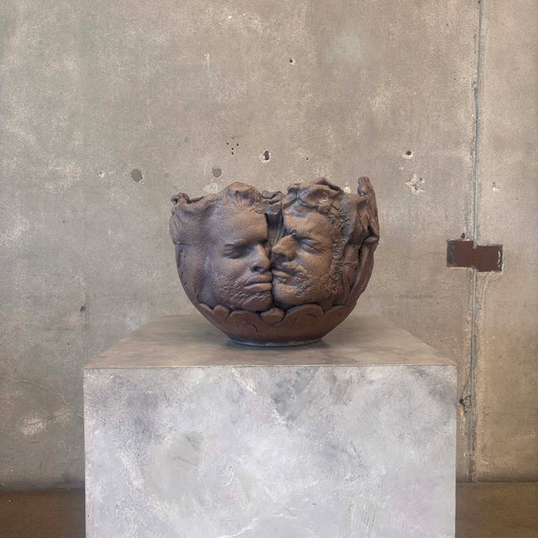Ceramic Handmade Face Planters #1