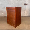 Mid Century Modern Teak Hans Wegner Roll Up File Cabinet With Key Product Image