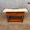 Mid Century Modern Rapport Co Rolling Buffet Cart Product Image