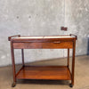 Mid Century Modern Rapport Co Rolling Buffet Cart Product Image