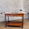 Mid Century Modern Rapport Co Rolling Buffet Cart Product Image