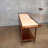 Mid Century Modern Rapport Co Rolling Buffet Cart Product Image
