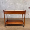 Mid Century Modern Rapport Co Rolling Buffet Cart Product Image