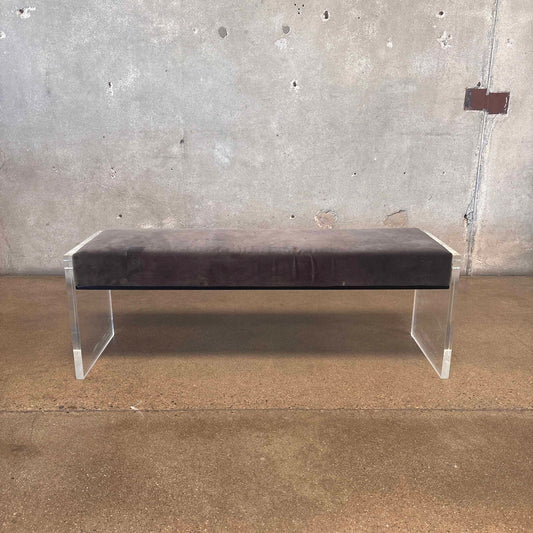 CB2 Lucite Bench