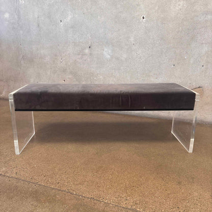 CB2 Lucite Bench