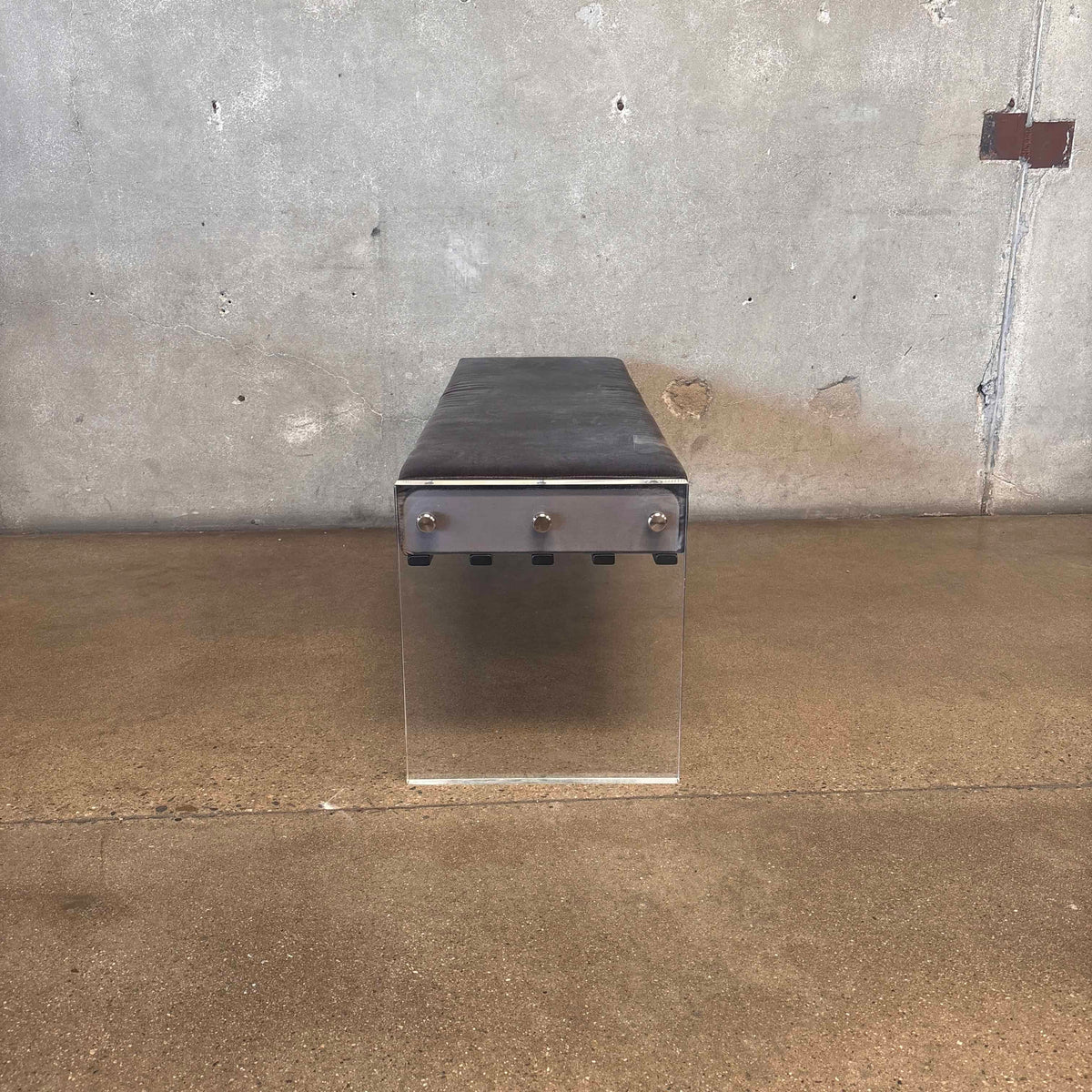 CB2 Lucite Bench