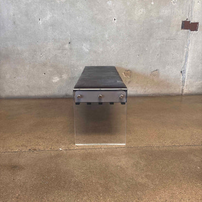 CB2 Lucite Bench