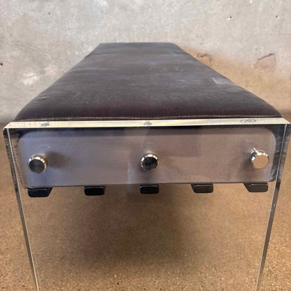 CB2 Lucite Bench