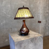 Quoizel Highland Table Lamp Embossed With Mica Shade Product Image