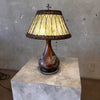 Quoizel Highland Table Lamp Embossed With Mica Shade Product Image