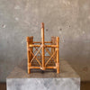 Vintage Bamboo Magazine Basket Product Image