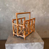Vintage Bamboo Magazine Basket Product Image