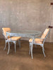 Brown Jordan Rectangular Glass top table & 2 Chairs Product Image
