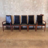 Vintage Mid Century Modern Walnut Dining Table w/5 Chairs Product Image