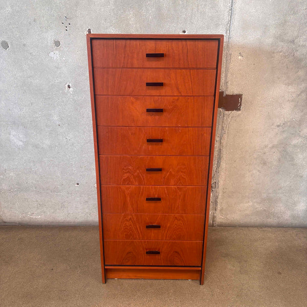 Folster For Manrice Villeney Danish Teak Lingerie Chest of Drawers Dresser Product Image
