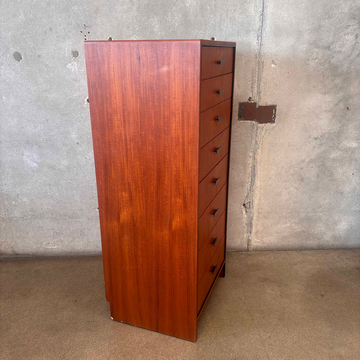 Folster For Manrice Villeney Danish Teak Lingerie Chest of Drawers Dresser
