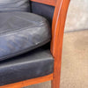 Mid Century Modern Knut Saeter Leather & Wood Lounge Chair Product Image