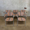5 1970's Tubular Chrome Arm Chairs Product Image