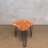Live Edge Solid Wood Side Table #1 Product Image